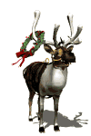 Reindeer Wreath Swing
